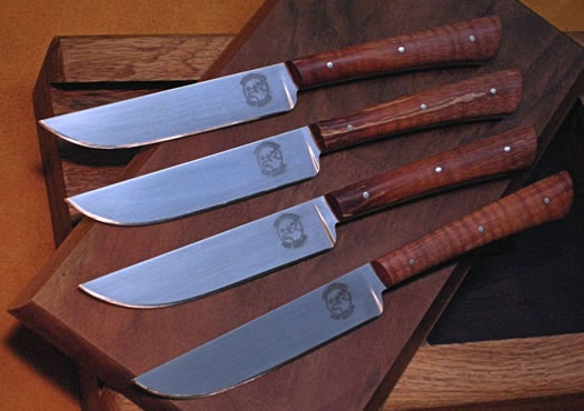 Hand-Forged Steak Knives