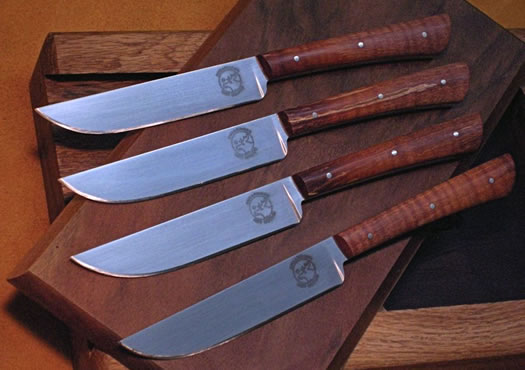 Hand-Forged Steak Knives